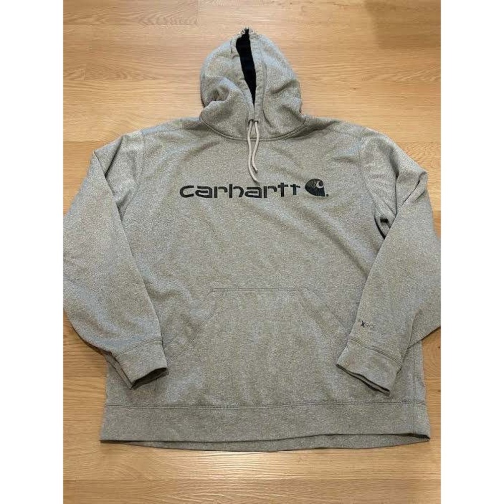 Carhartt Force Extremes Relaxed Fit Hoodie Mens XL Gray Pullover Sweatshirt